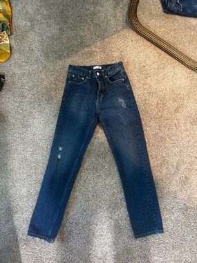 Anine Bing Dark Indigo Denim Jeans